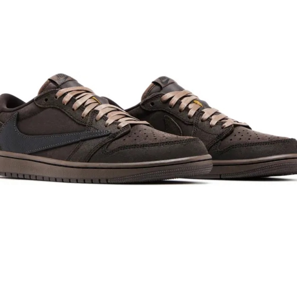 Nike Air Jordan 1 Low 'Dark Brown' Sneakers Travis Scott